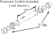 2" Flow Thru Heater Assembly