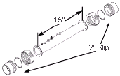 2" Flow Thru Heater Assembly