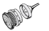 Spa Lights thru-wall assemblies less transformer
