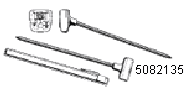 Digital thermometer with battery