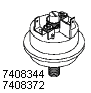 Tridelta pressure switch, plastic, 1/8" NPT
