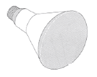 Incandescent reflector lamp