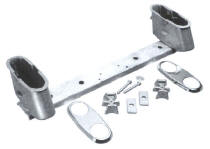 Aluminum anchor assembly only, Gibralter style double anchor set.