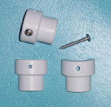 set of 2 with screws (4 pieces, 2 screws) holds one float in place