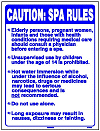 Spa Rules Sign