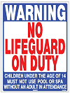 No Diving Pool Sign