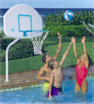 In Deck Pool Basketball set